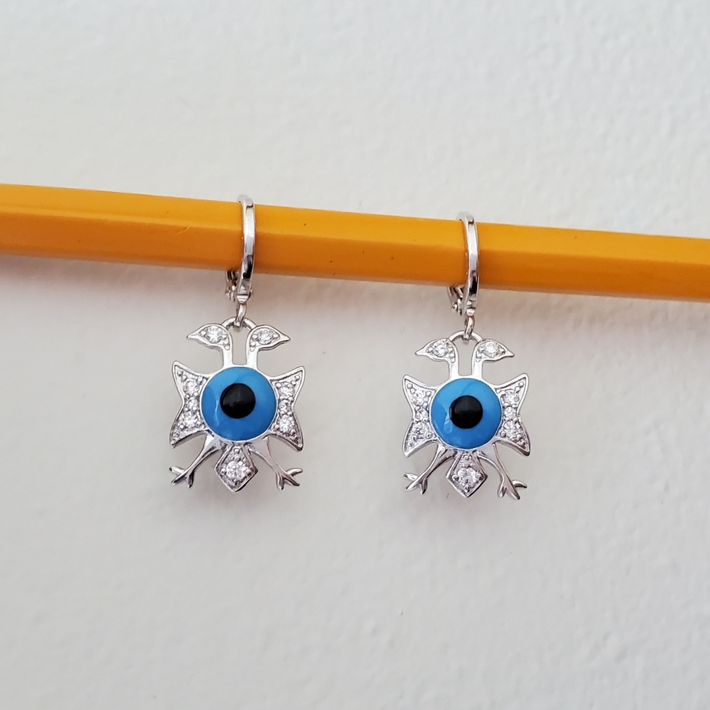 Turkish Evil Eye Luck Earrings